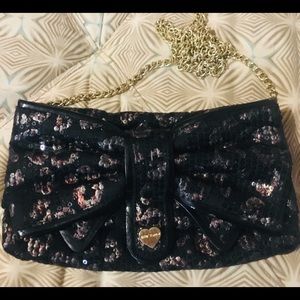 Betsey Johnson Leopard Clutch Purse 👛